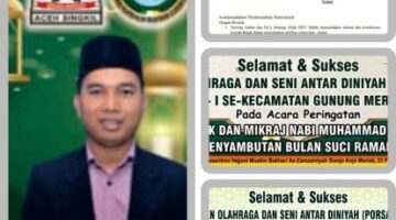 Pekan Olahraga dan Seni Antar Diniyah (Porsadin) I Se-Kecamatan Gunung Meriah Dimeriahkan di Pondok Pesantren Hajjani Muslim Bukhari Az-Zamzamiyah